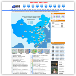 中国高速铁路规划城市地图